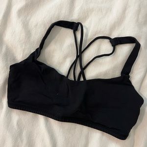 LULULEMON SPORTS BRA BLACK SIZE 6